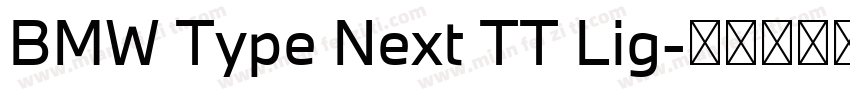 BMW Type Next TT Lig字体转换